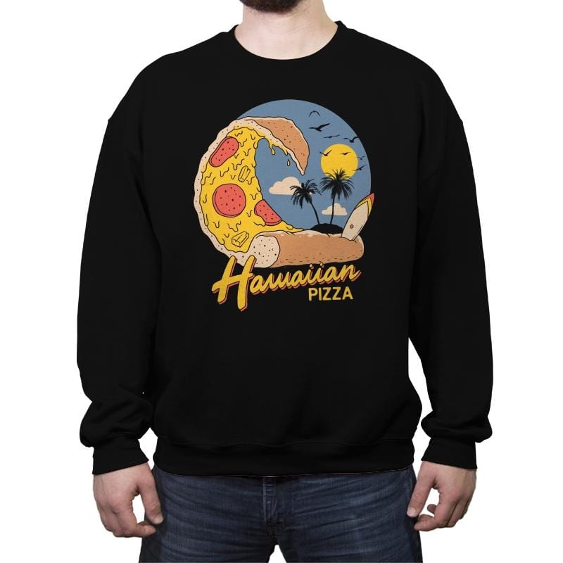 Hawaiian Pizza - Crew Neck Sweatshirt Crew Neck Sweatshirt RIPT Apparel
