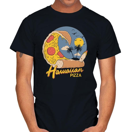 Hawaiian Pizza - Mens T-Shirts RIPT Apparel Small / Black