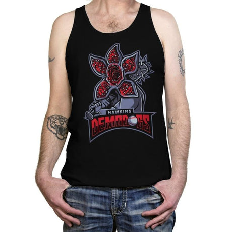 Hawkins Demodogs - Tanktop Tanktop RIPT Apparel X-Small / Black