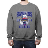 Hawkins High School Tigers  - Crew Neck Sweatshirt Crew Neck Sweatshirt RIPT Apparel
