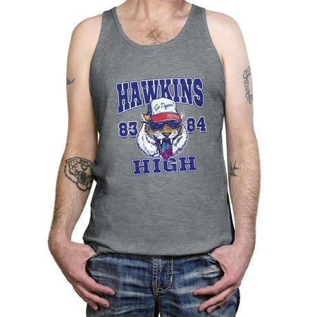 Hawkins High School Tigers  - Tanktop Tanktop RIPT Apparel