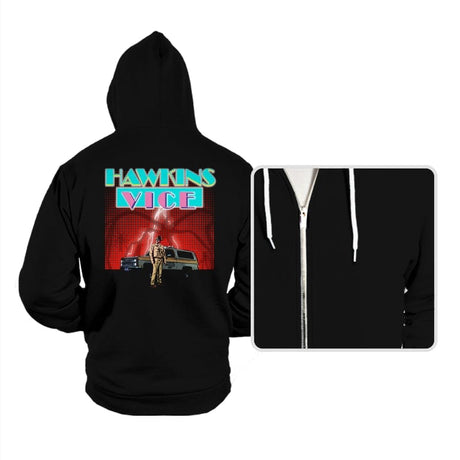 Hawkins Vice - Hoodies Hoodies RIPT Apparel Small / Black