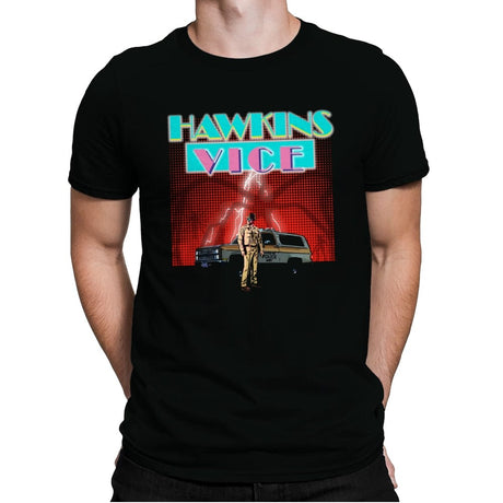 Hawkins Vice - Mens Premium T-Shirts RIPT Apparel Small / Black