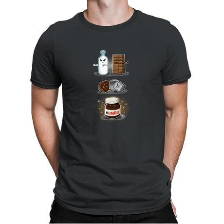 Hazelnut Fusion - Mens Premium T-Shirts RIPT Apparel Small / Heavy Metal