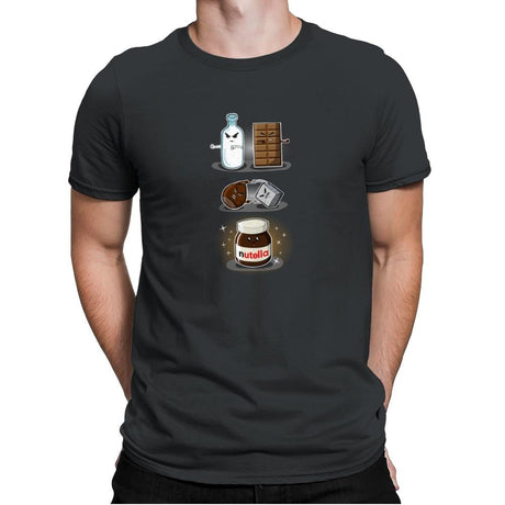 Hazelnut Fusion - Mens Premium T-Shirts RIPT Apparel Small / Heavy Metal