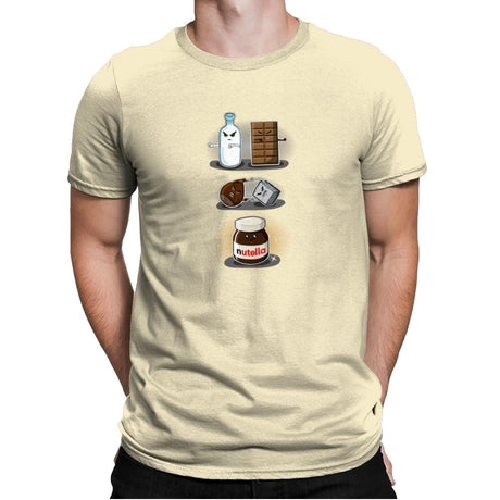 Hazelnut Fusion - Mens Premium T-Shirts RIPT Apparel Small / Natural