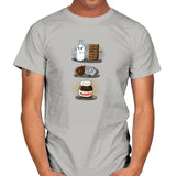 Hazelnut Fusion - Mens T-Shirts RIPT Apparel Small / Ice Grey