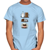 Hazelnut Fusion - Mens T-Shirts RIPT Apparel Small / Light Blue
