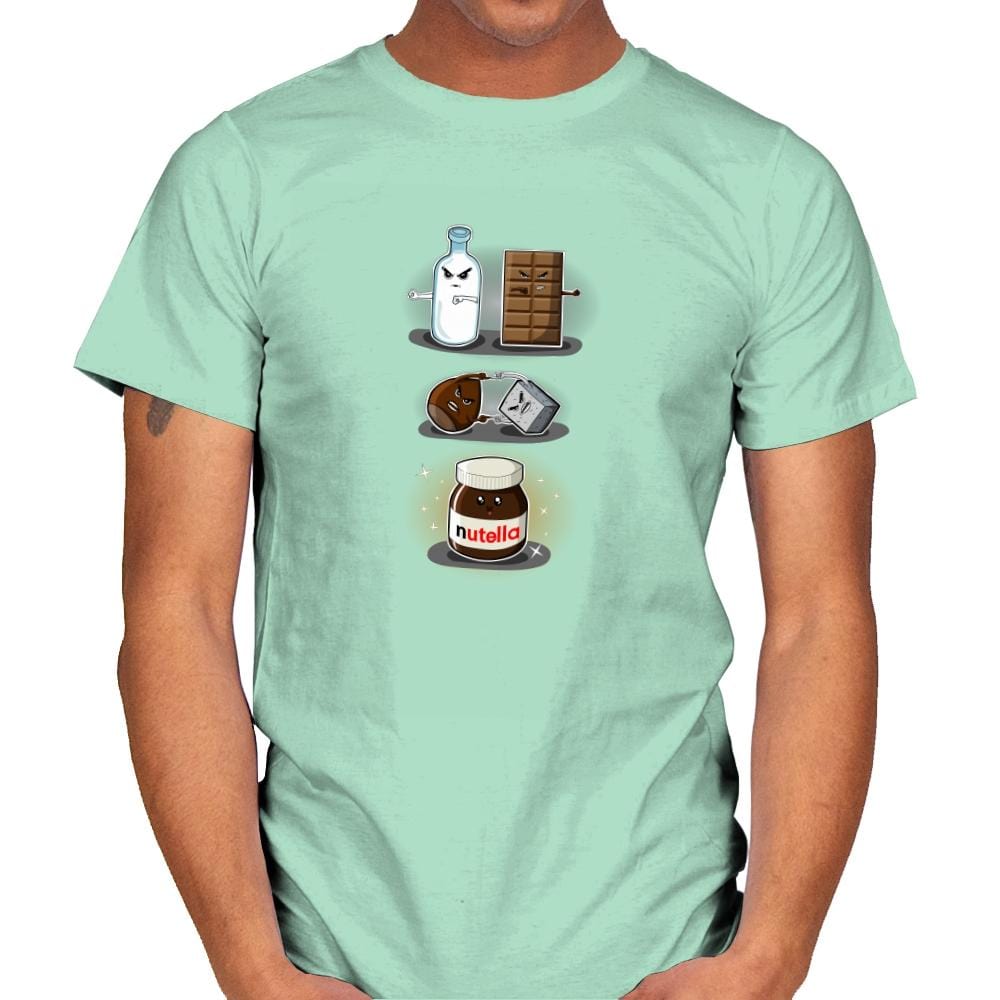 Hazelnut Fusion - Mens T-Shirts RIPT Apparel Small / Mint Green