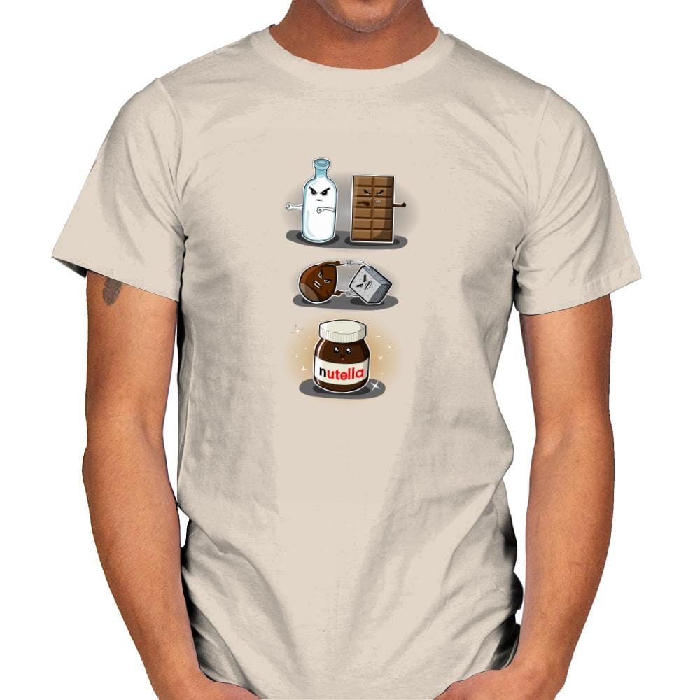 Hazelnut Fusion - Mens T-Shirts RIPT Apparel Small / Natural