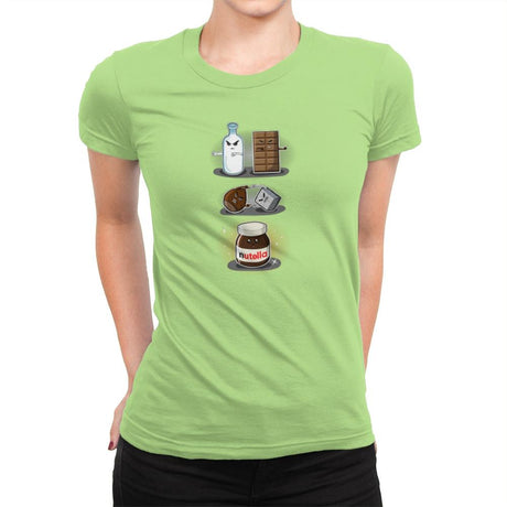 Hazelnut Fusion - Womens Premium T-Shirts RIPT Apparel Small / Mint
