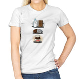 Hazelnut Fusion - Womens T-Shirts RIPT Apparel Small / White