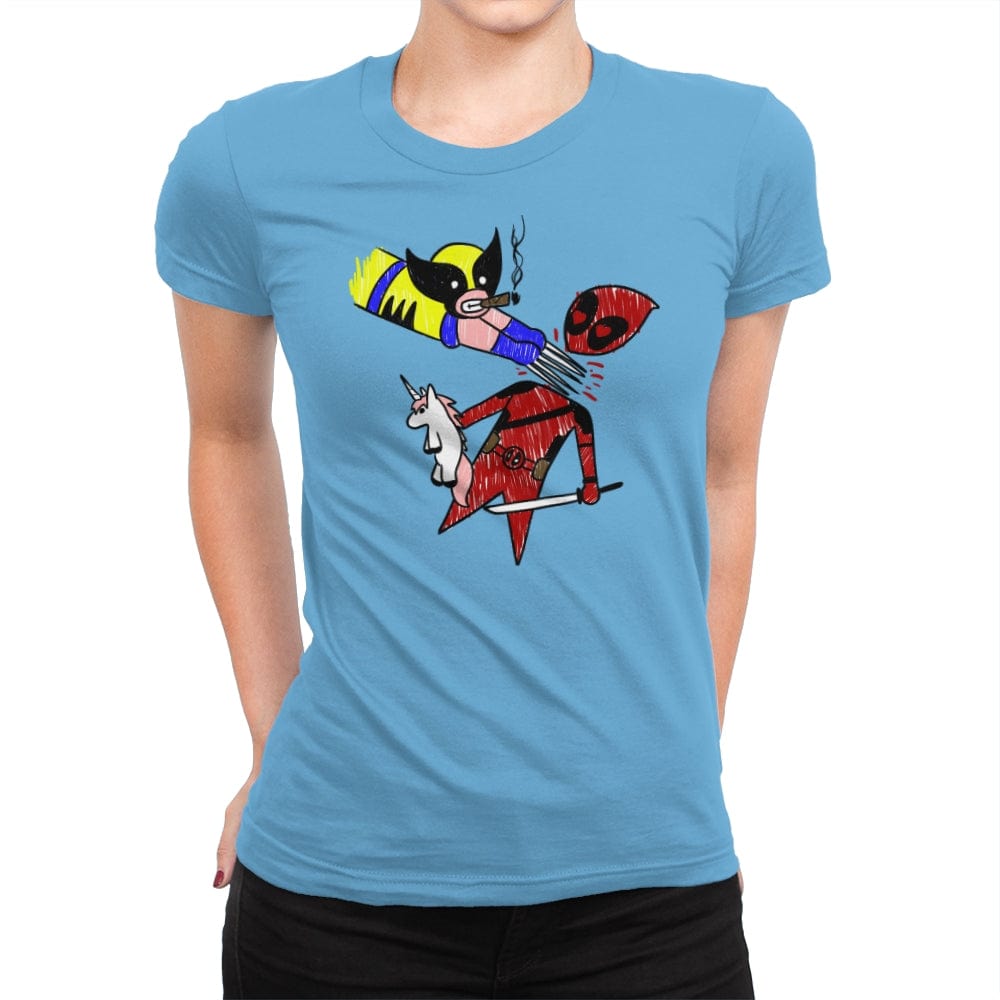 He Loves Me - Womens Premium T-Shirts RIPT Apparel Small / Turquoise