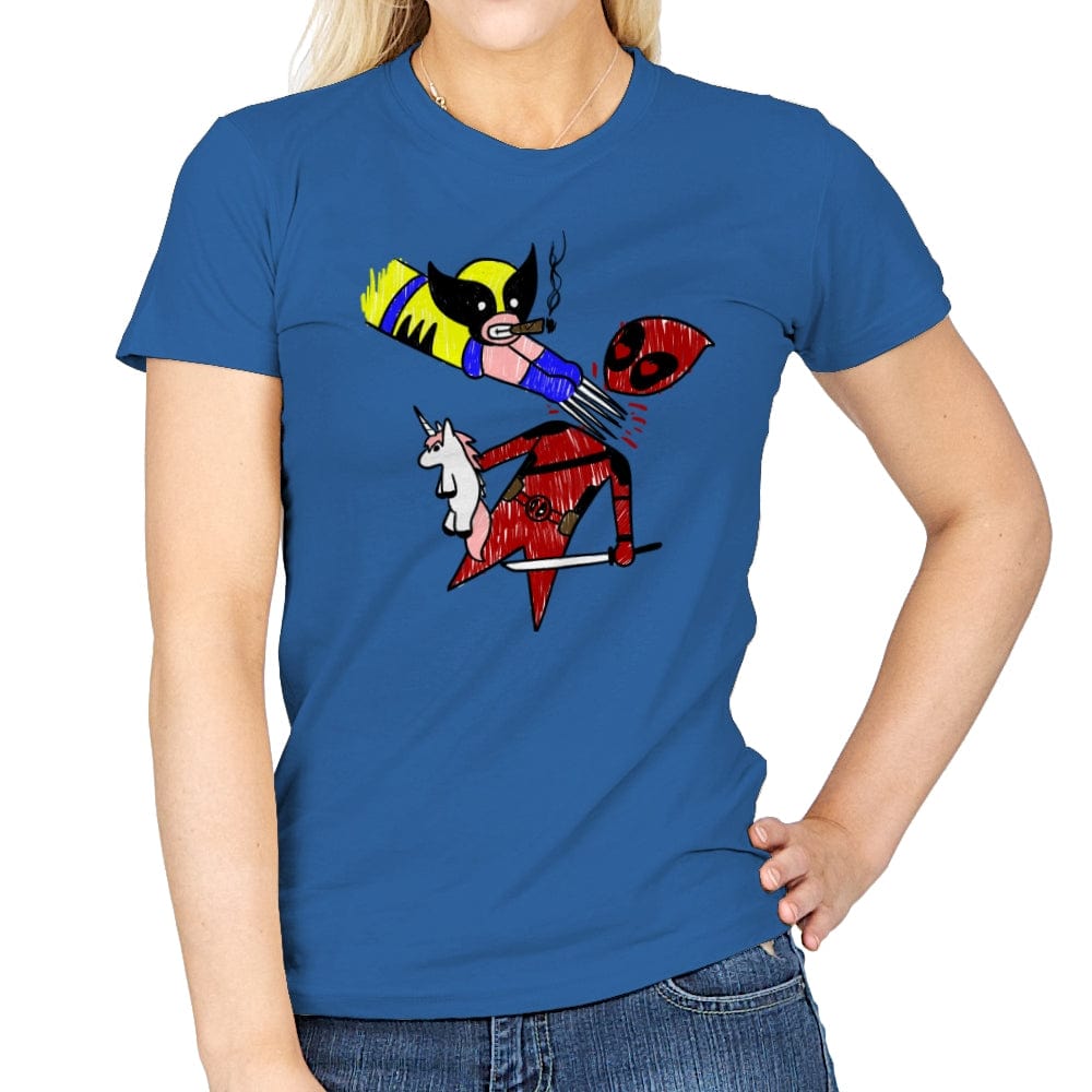He Loves Me - Womens T-Shirts RIPT Apparel Small / Royal