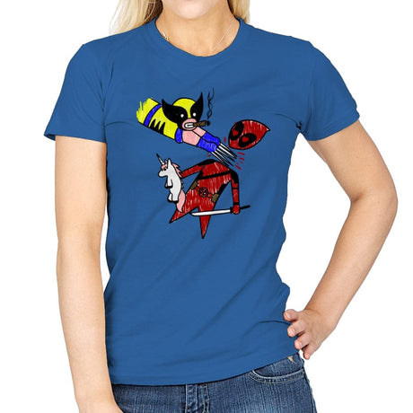 He Loves Me - Womens T-Shirts RIPT Apparel Small / Royal
