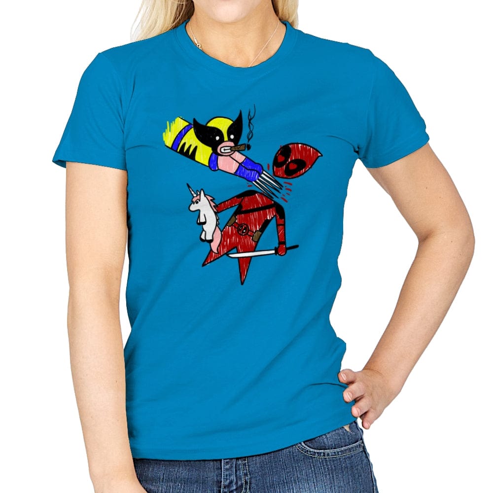 He Loves Me - Womens T-Shirts RIPT Apparel Small / Sapphire
