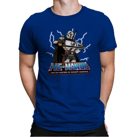 He-Mando Remix - Mens Premium T-Shirts RIPT Apparel Small / Royal