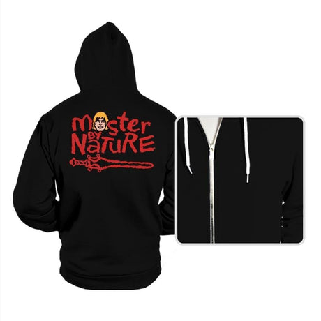 He-Master By Nature - Hoodies Hoodies RIPT Apparel Small / Black
