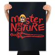He-Master By Nature - Prints Posters RIPT Apparel 18x24 / Black