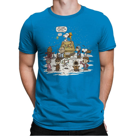 He's Going to Shoot His Eye Out! - Mens Premium T-Shirts RIPT Apparel Small / Turqouise