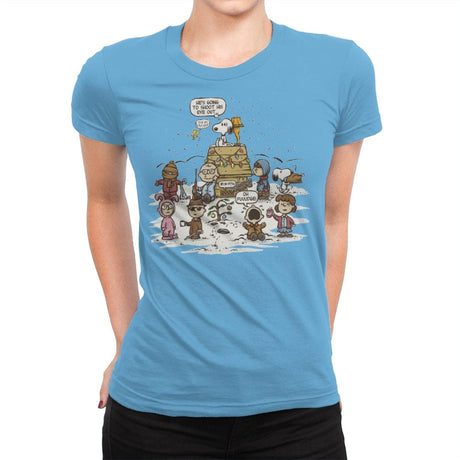 He's Going to Shoot His Eye Out! - Womens Premium T-Shirts RIPT Apparel Small / Turquoise