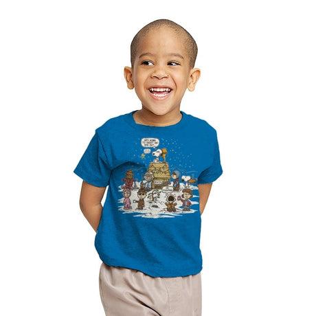 He's Going to Shoot His Eye Out! - Youth T-Shirts RIPT Apparel X-small / Sapphire