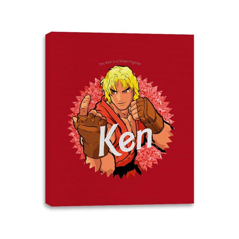 He's Ken Too - Shirt Club - Canvas Wraps Canvas Wraps RIPT Apparel 11x14 / Red
