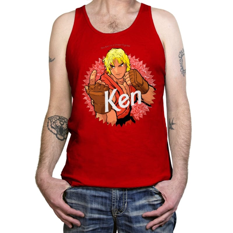 He's Ken Too - Shirt Club - Tanktop Tanktop RIPT Apparel X-Small / Red