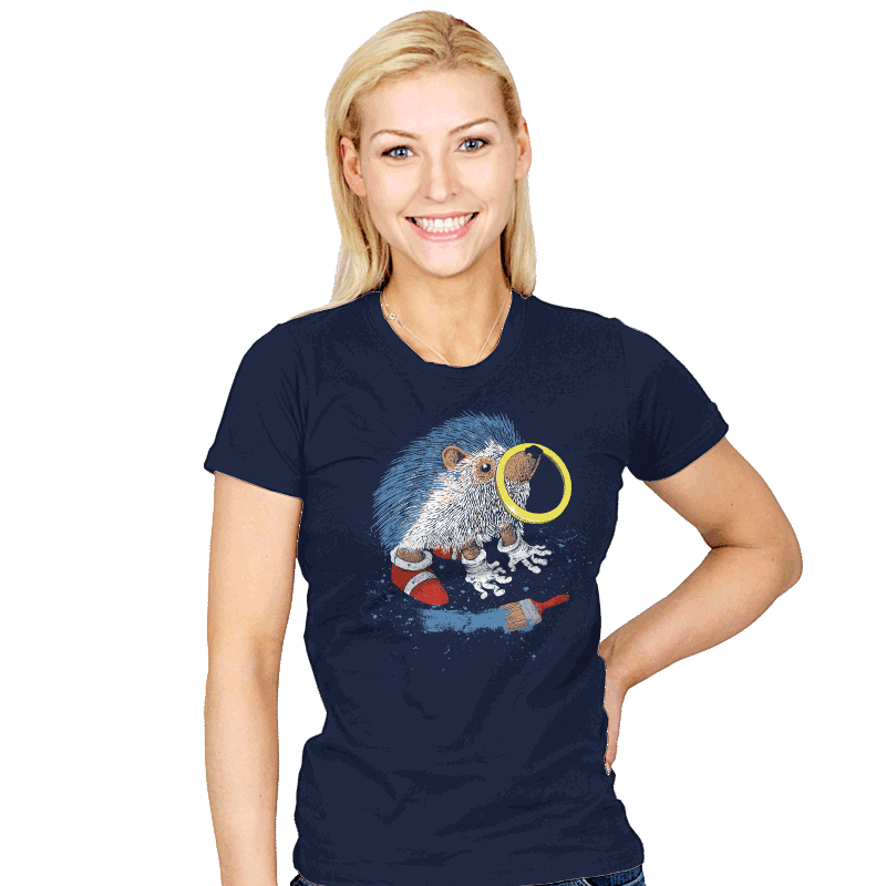 He Wants to be the Fastest One - Womens T-Shirts RIPT Apparel