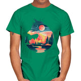 Head On Nature - Mens T-Shirts RIPT Apparel Small / Kelly