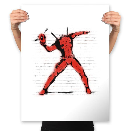 Head Thrower - Prints Posters RIPT Apparel 18x24 / White