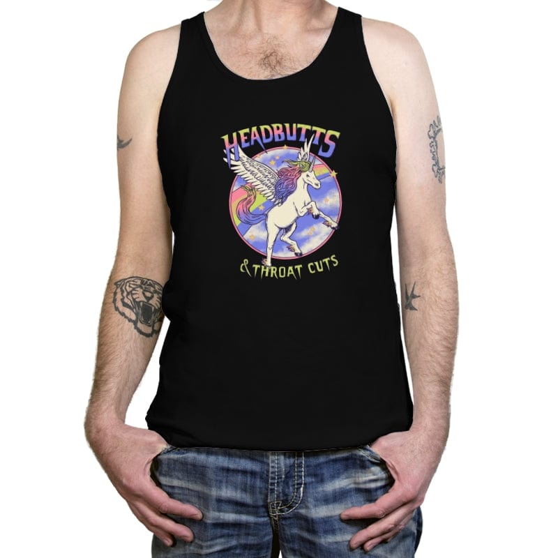 Headbutts & Throat Cuts - Tanktop Tanktop RIPT Apparel X-Small / Black