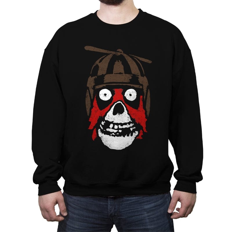 Headpunk - Crew Neck Sweatshirt Crew Neck Sweatshirt RIPT Apparel Small / Black
