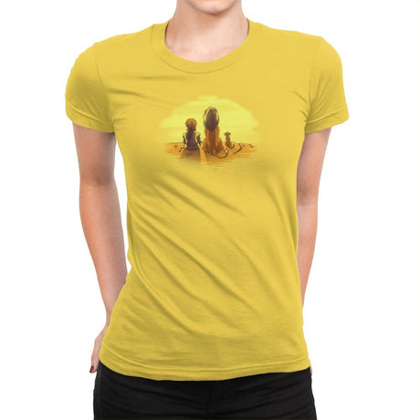 Hear Me Roar - Game of Shirts - Womens Premium T-Shirts RIPT Apparel Small / Vibrant Yellow