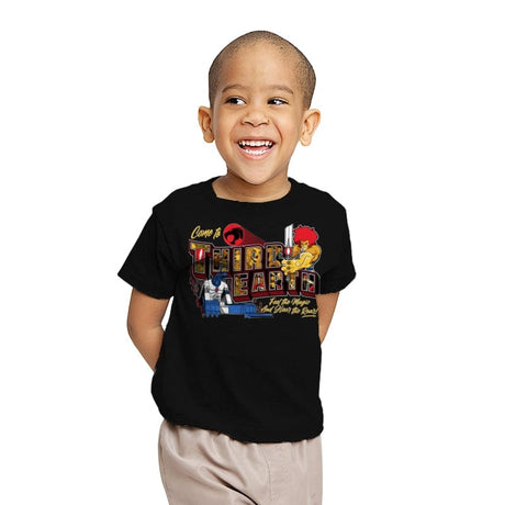 Hear the Roar at Third Earth - Youth T-Shirts RIPT Apparel X-small / Black