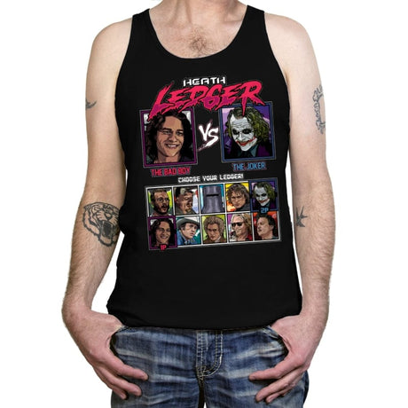 Heath Ledger Fighter - Tanktop Tanktop RIPT Apparel X-Small / Black