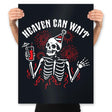 Heaven Can Wait - Prints Posters RIPT Apparel 18x24 / Black