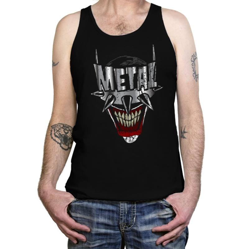 Heavy Metal Bat Laughs - Tanktop Tanktop RIPT Apparel X-Small / Black