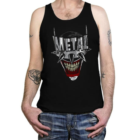 Heavy Metal Bat Laughs - Tanktop Tanktop RIPT Apparel X-Small / Black