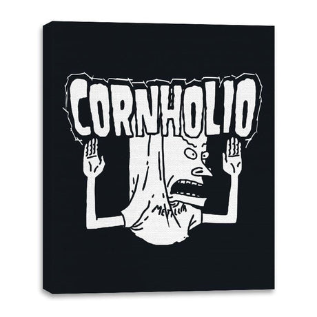 Heavy Metal Bunghole - Canvas Wraps Canvas Wraps RIPT Apparel 16x20 / Black