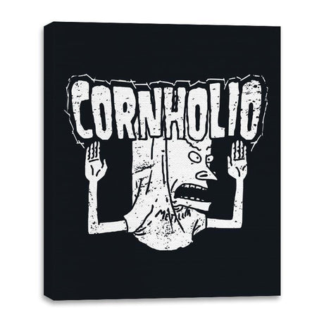 Heavy Metal Bunghole - Canvas Wraps Canvas Wraps RIPT Apparel 16x20 / Black