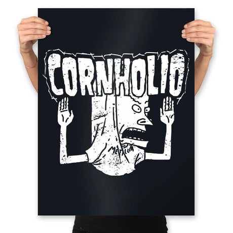 Heavy Metal Bunghole - Prints Posters RIPT Apparel 18x24 / Black