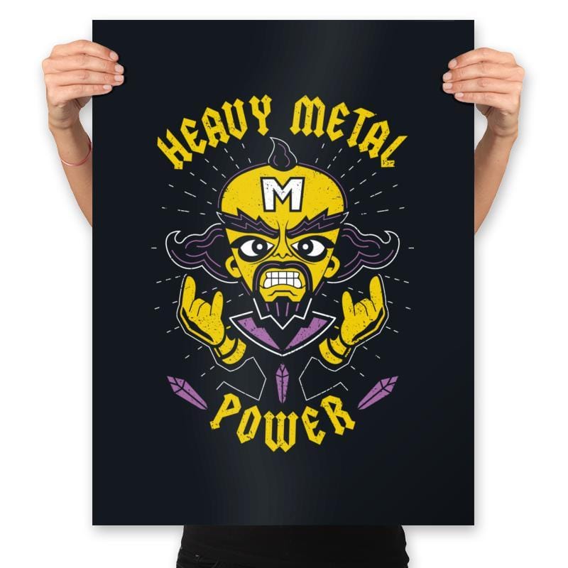 Heavy Metal Doctor - Prints Posters RIPT Apparel 18x24 / Black