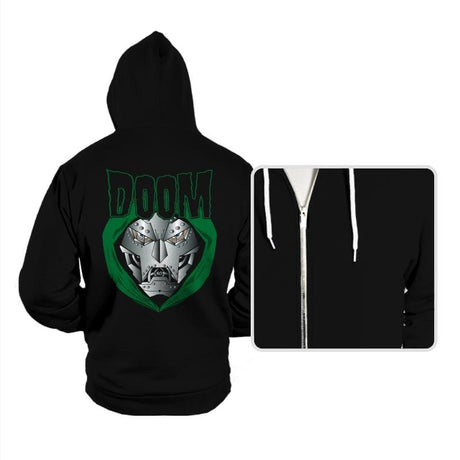 Heavy Metal Doom - Hoodies Hoodies RIPT Apparel Small / Black