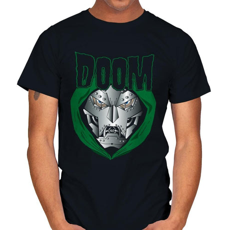 Heavy Metal Doom - Mens T-Shirts RIPT Apparel Small / Black