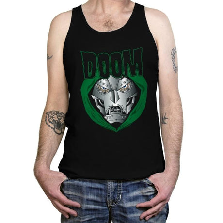Heavy Metal Doom - Tanktop Tanktop RIPT Apparel X-Small / Black