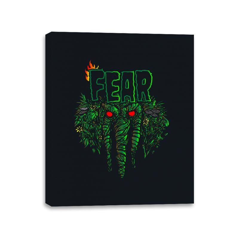 Heavy Metal Fear - Canvas Wraps Canvas Wraps RIPT Apparel 11x14 / Black