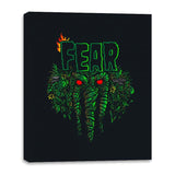 Heavy Metal Fear - Canvas Wraps Canvas Wraps RIPT Apparel 16x20 / Black