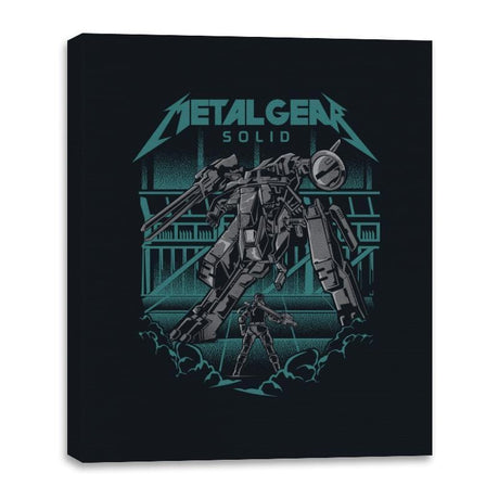 Heavy Metal Gear - Canvas Wraps Canvas Wraps RIPT Apparel 16x20 / Black