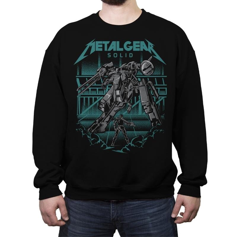 Heavy Metal Gear - Crew Neck Sweatshirt Crew Neck Sweatshirt RIPT Apparel Small / Black